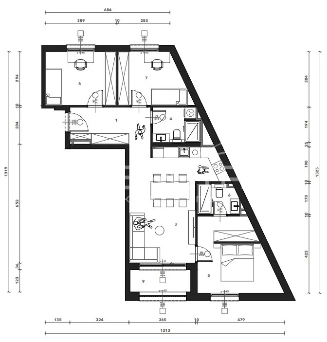 prodaja, stan, črnomerec, kuniščak, 4s, 84m2 - slika 2