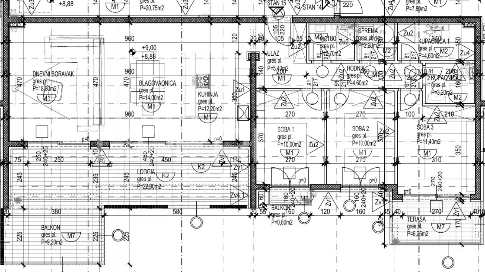 omiš/nemira – novo u ponudi_novogradnja s15 – 123,72m2 - slika 2
