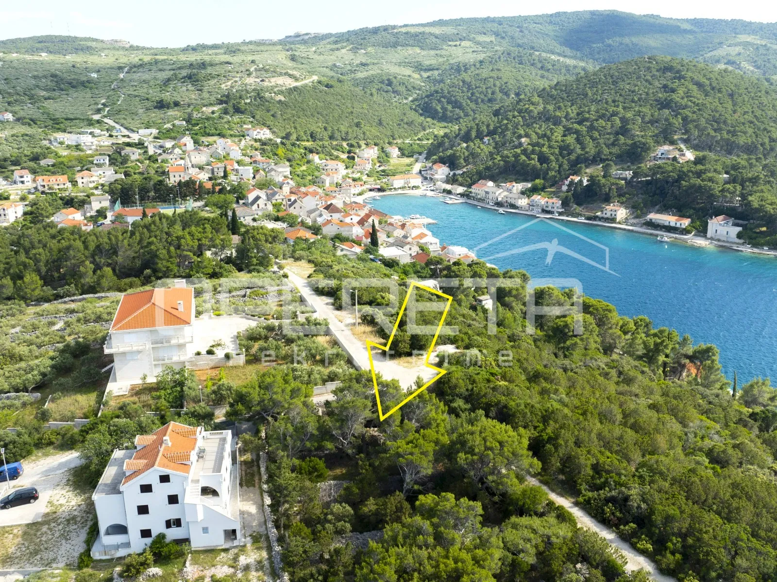 povlja, brač, građevinsko zemljište 400 m2 blizu mora - slika 5
