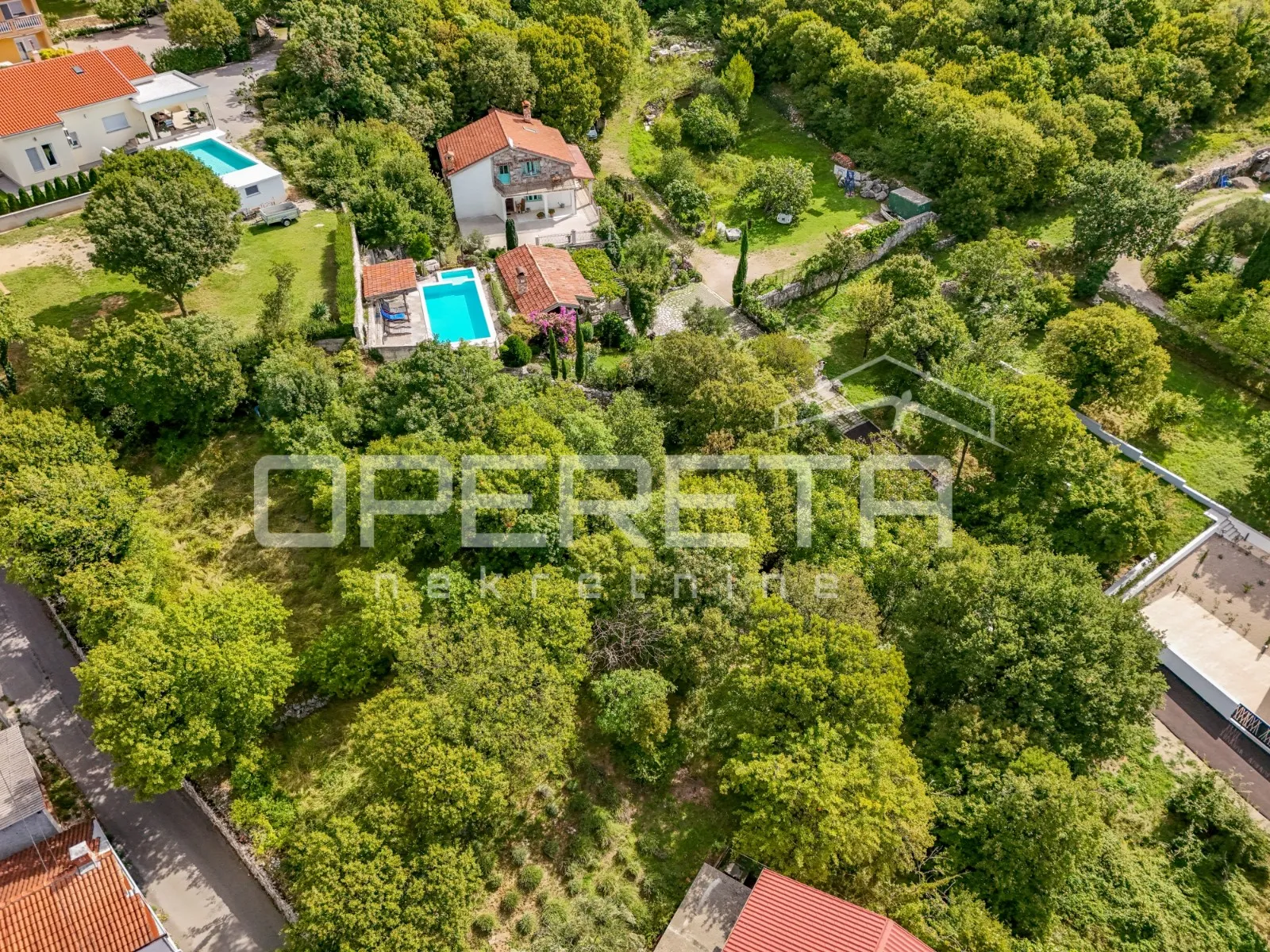 prodaja, građ.zemljište, novi vinodolski, centar bribira, 2014m2, pogled na more - slika 15