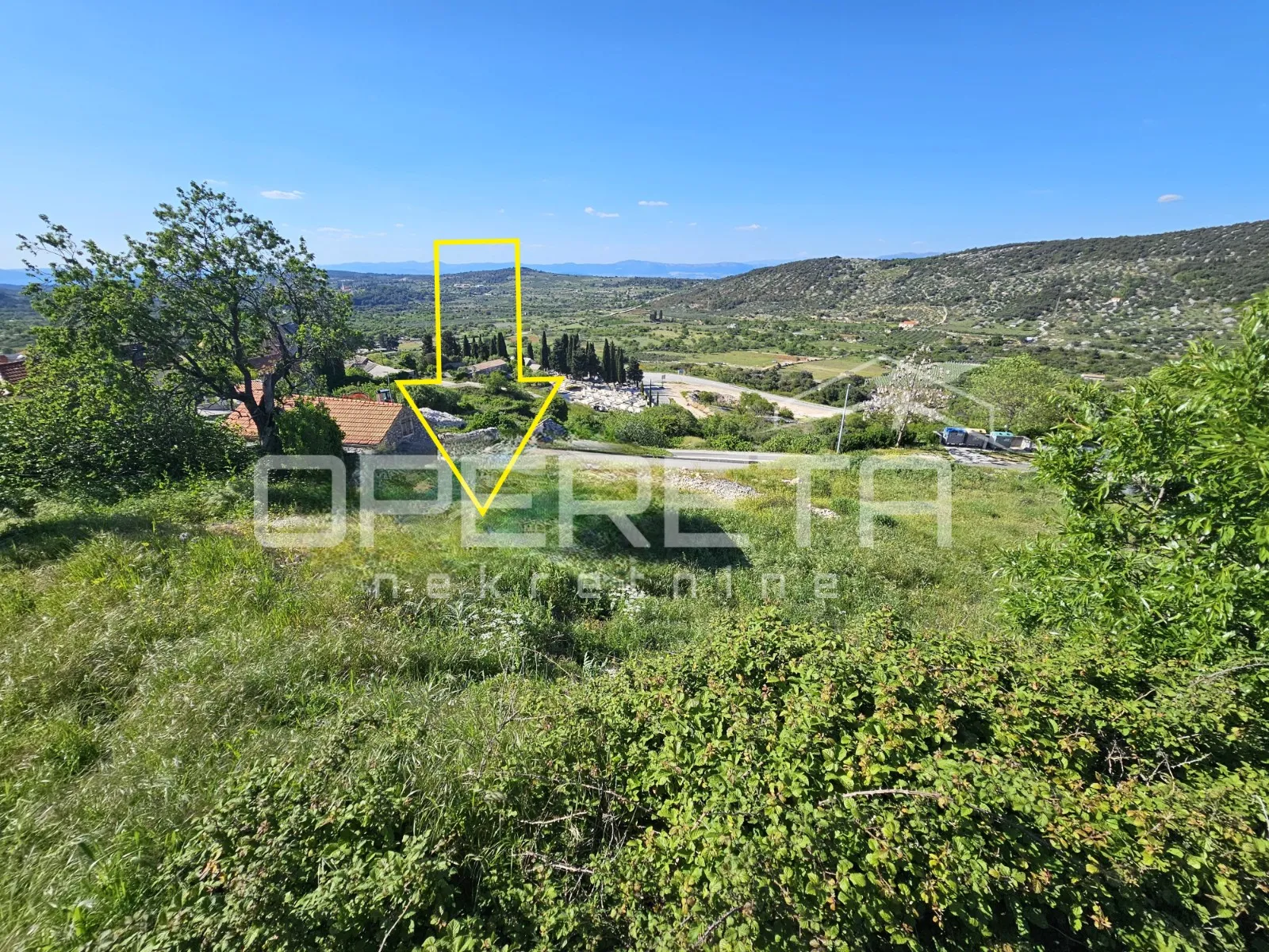 nerežišća, brač, građevinsko zemljište s pogledom, 450m2 - slika 18
