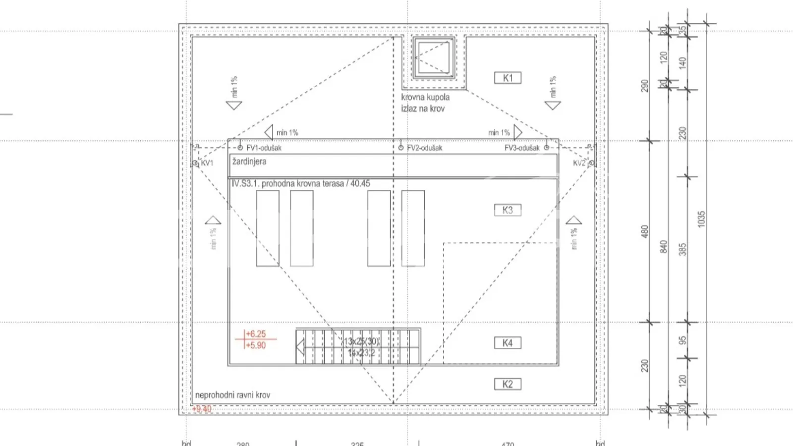 luksuzni penthouse s krovnom terasom, 102,06m2 - vodice - slika 6