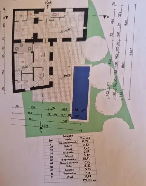 vitaljina, konavle - kuća 196 m2 s bazenom na parceli 775 m2 - slika 24