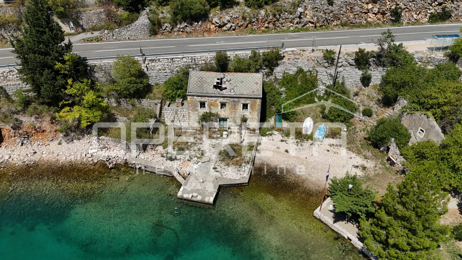 kamena starina za adaptaciju u prvom redu do mora, starigrad paklenica - slika 11