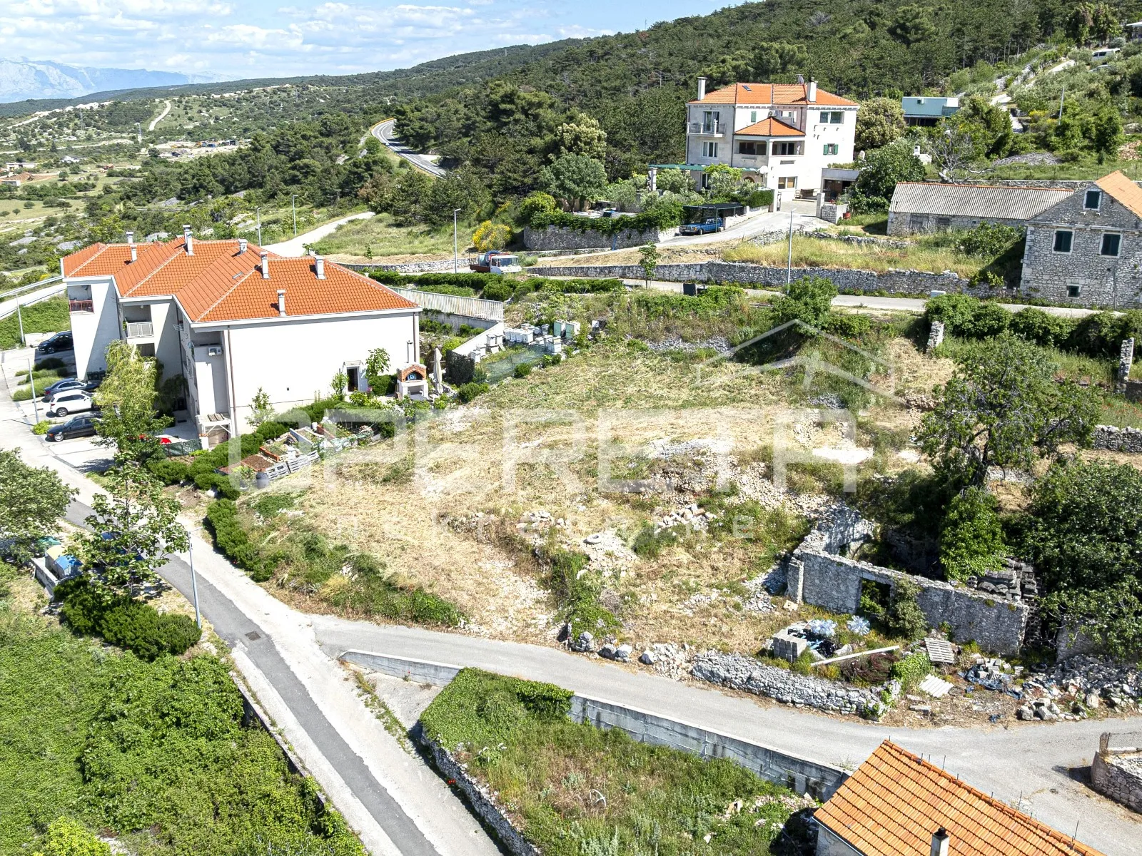 nerežišća, brač, građevinsko zemljište s pogledom, 450m2 - slika 6