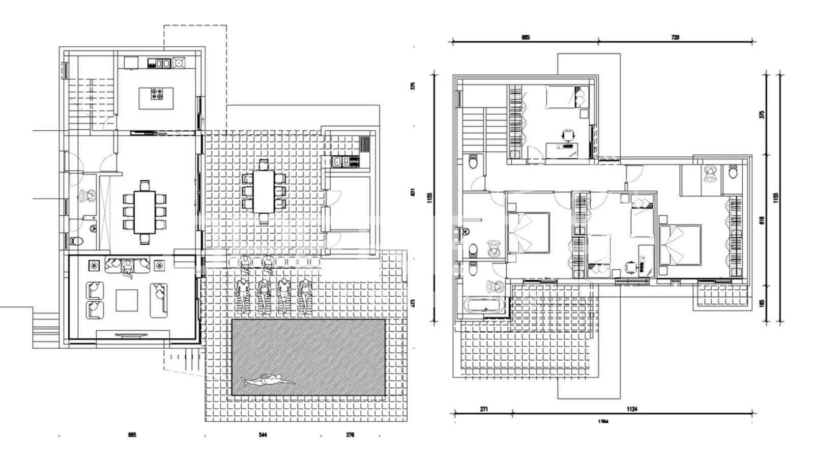 zemljište sa građevinskom dozvolom za vilu s bazenom, 700 m2 , lun, otok pag - slika 8