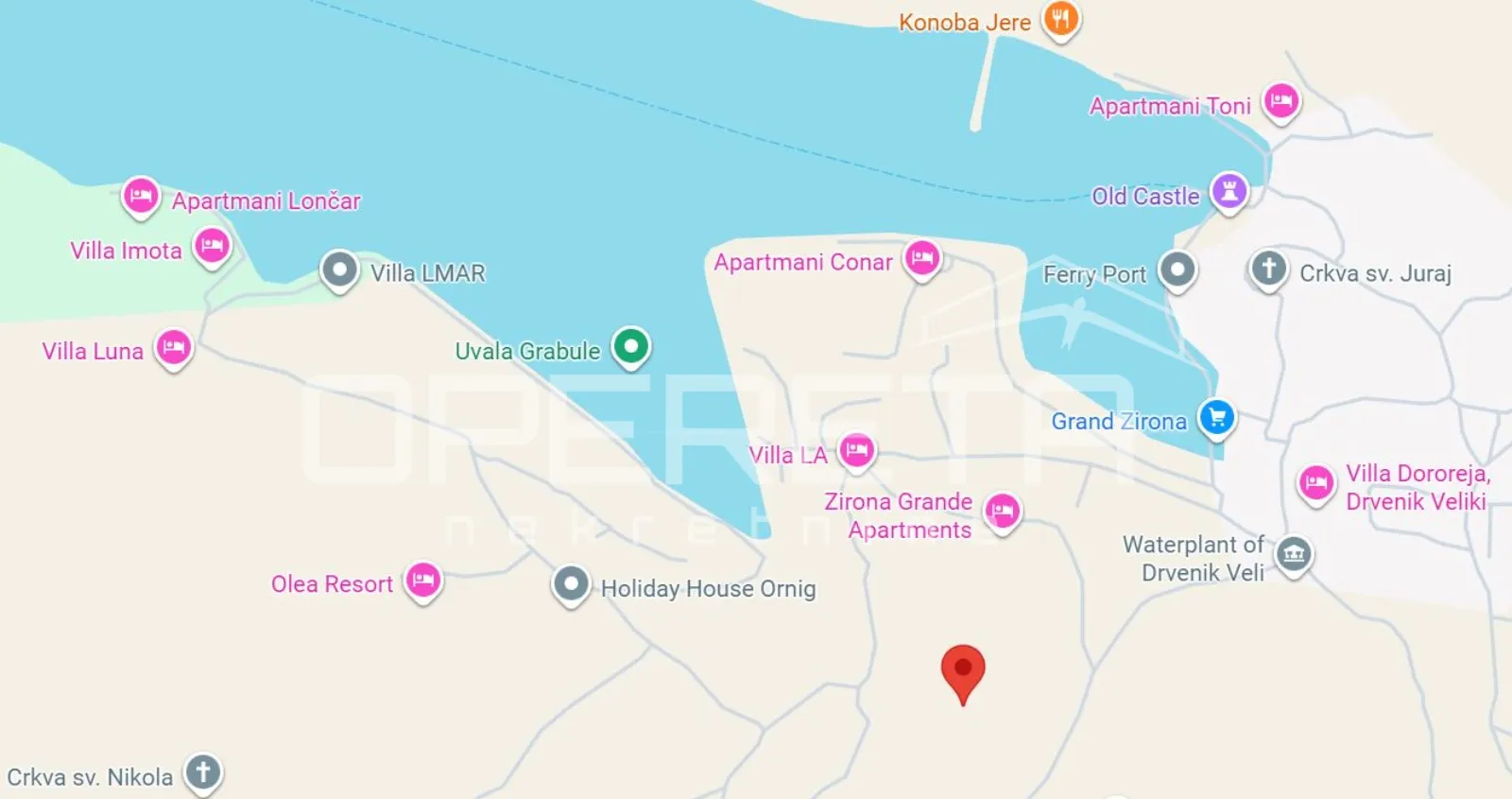 drvenik veliki – građevinsko zemljište 470 m², 200m od mora - slika 4