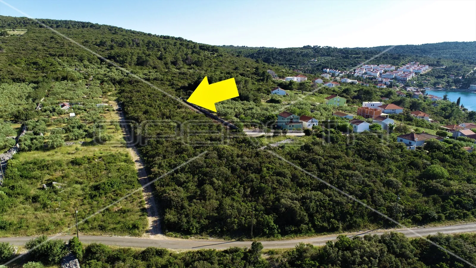 građevinsko zemljište 884 m2, m1 namjena, pogled na more, nečujam, otok šolta - slika 4