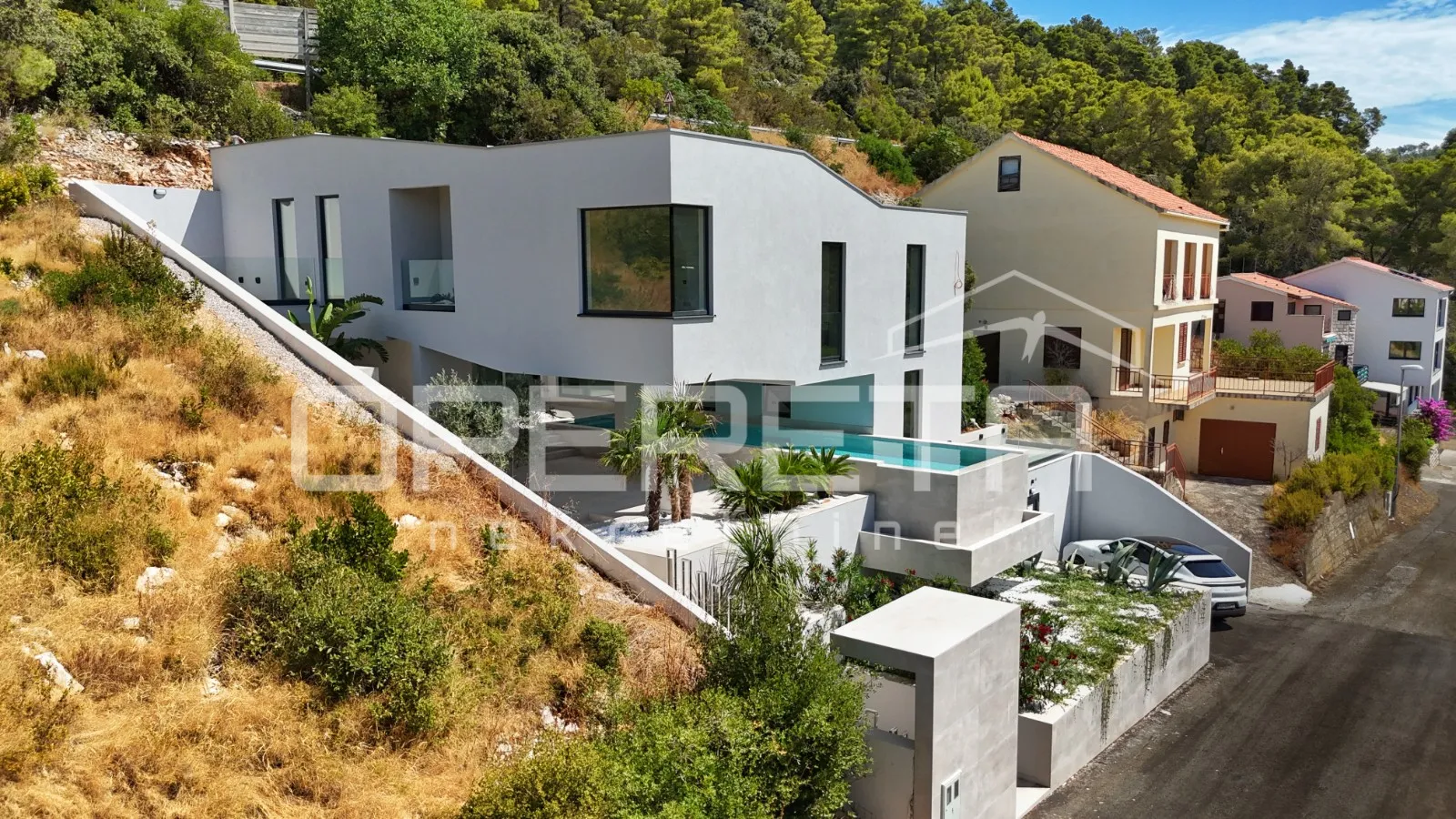 novoizgrađena dizajnerska vila s bazenom, brna, otok korčula - slika 2