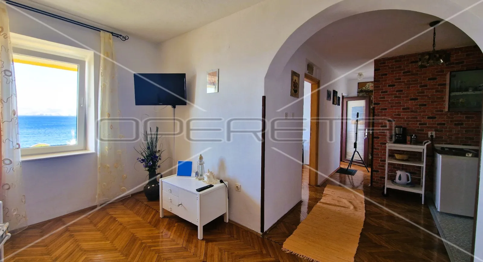 kuća s 4 apartmana, pogled na more, 1. red do mora, plaža, 216 m2,senj - slika 12