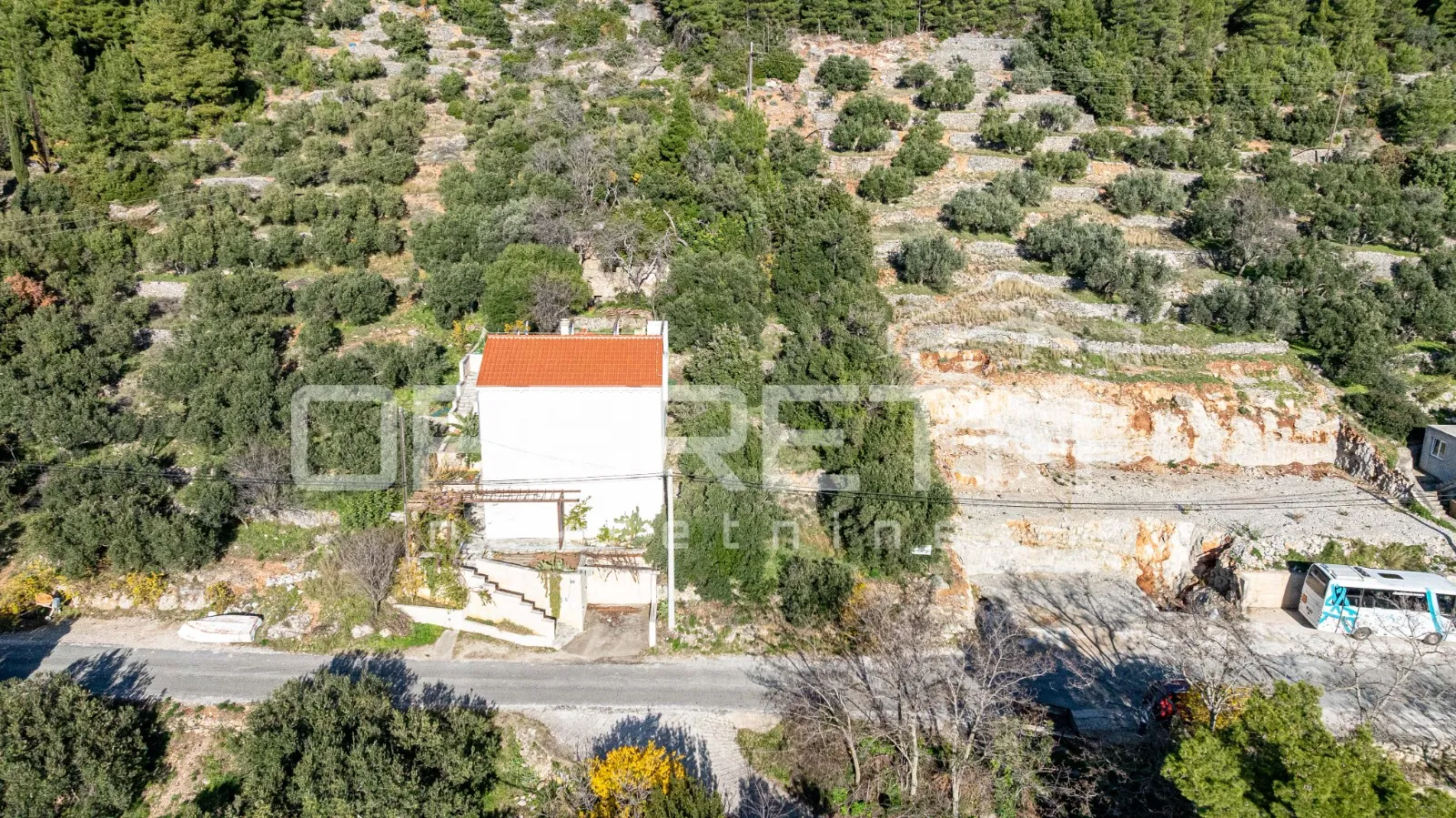zemljište od 1108m2 s pogledom na more, babino polje, mljet - slika 12