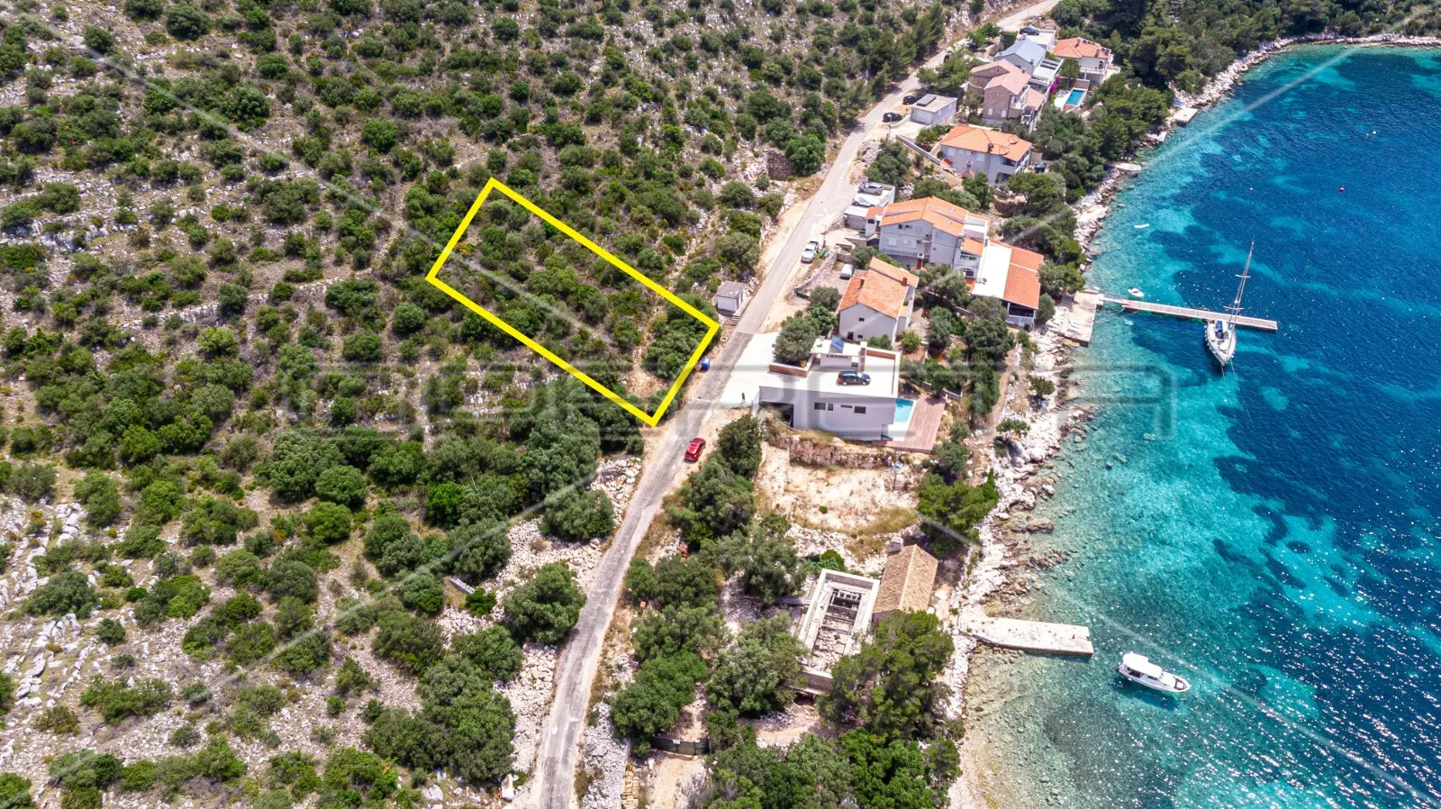 zemljište sa otvorenim pogledom na more, lastovo - slika 4