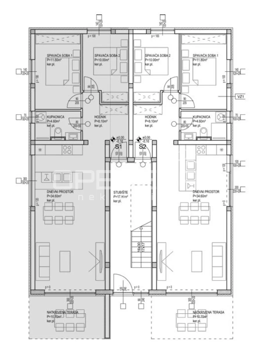 privlaka/zadar - luksuzni projekt 70m od mora, stan a001 - slika 4