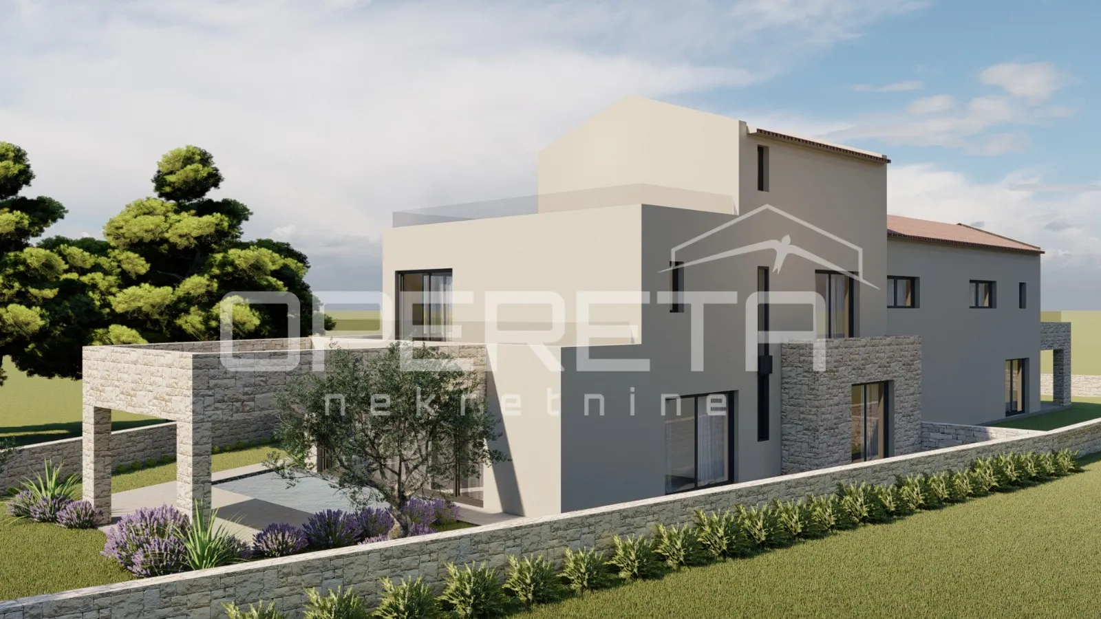 istra, vižinada-građevinsko zemljište s projektom i komunalijama - slika 3