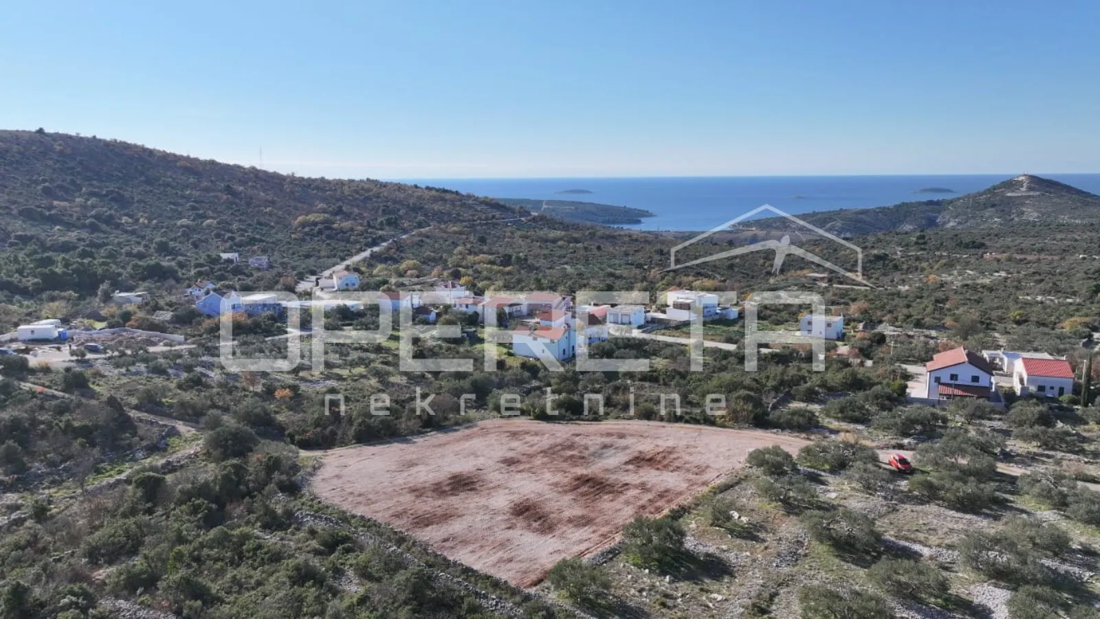 zemljište u primoštenu s panoramskim pogledom na more- idealno za gradnju vile - slika 3