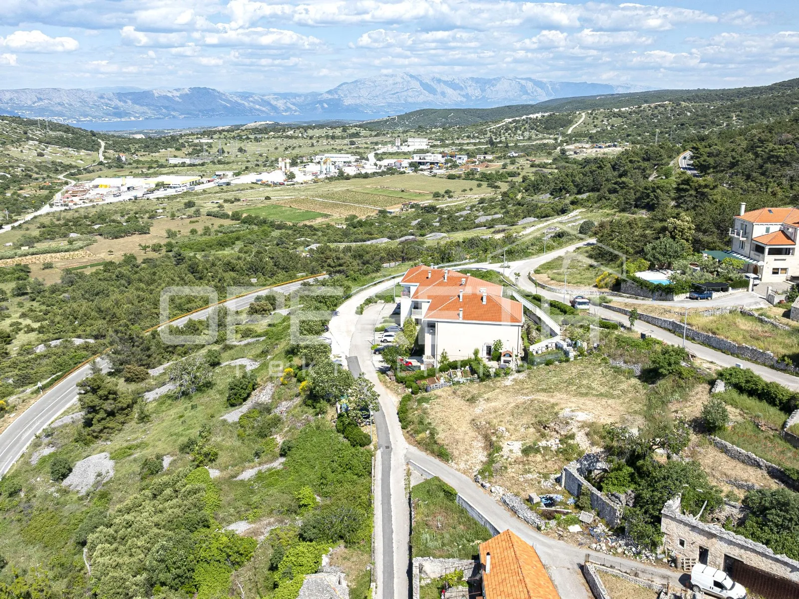 nerežišća, brač, građevinsko zemljište s pogledom, 450m2 - slika 7