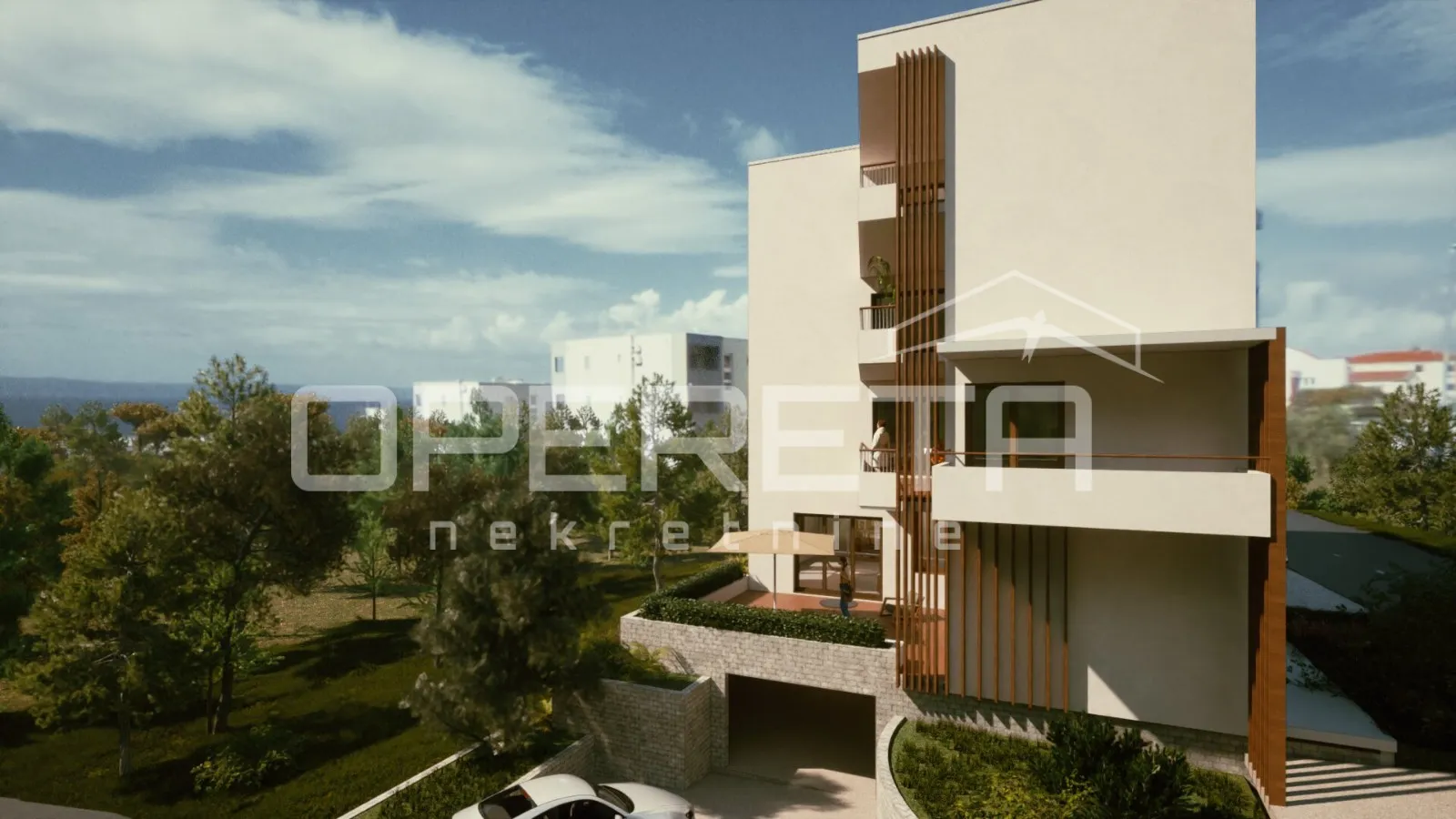 stan 1s, 57,51 m² na povišenom položaju s pogledom, makarska - slika 2
