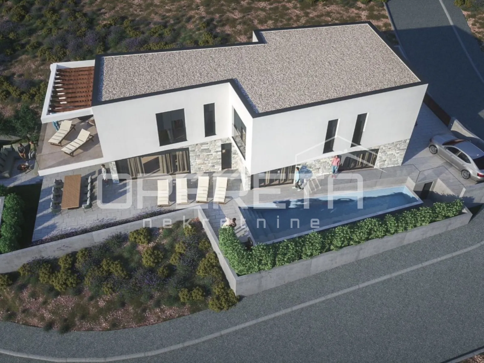 Luksuzna vila s bazenom, novogradnja, Primošten