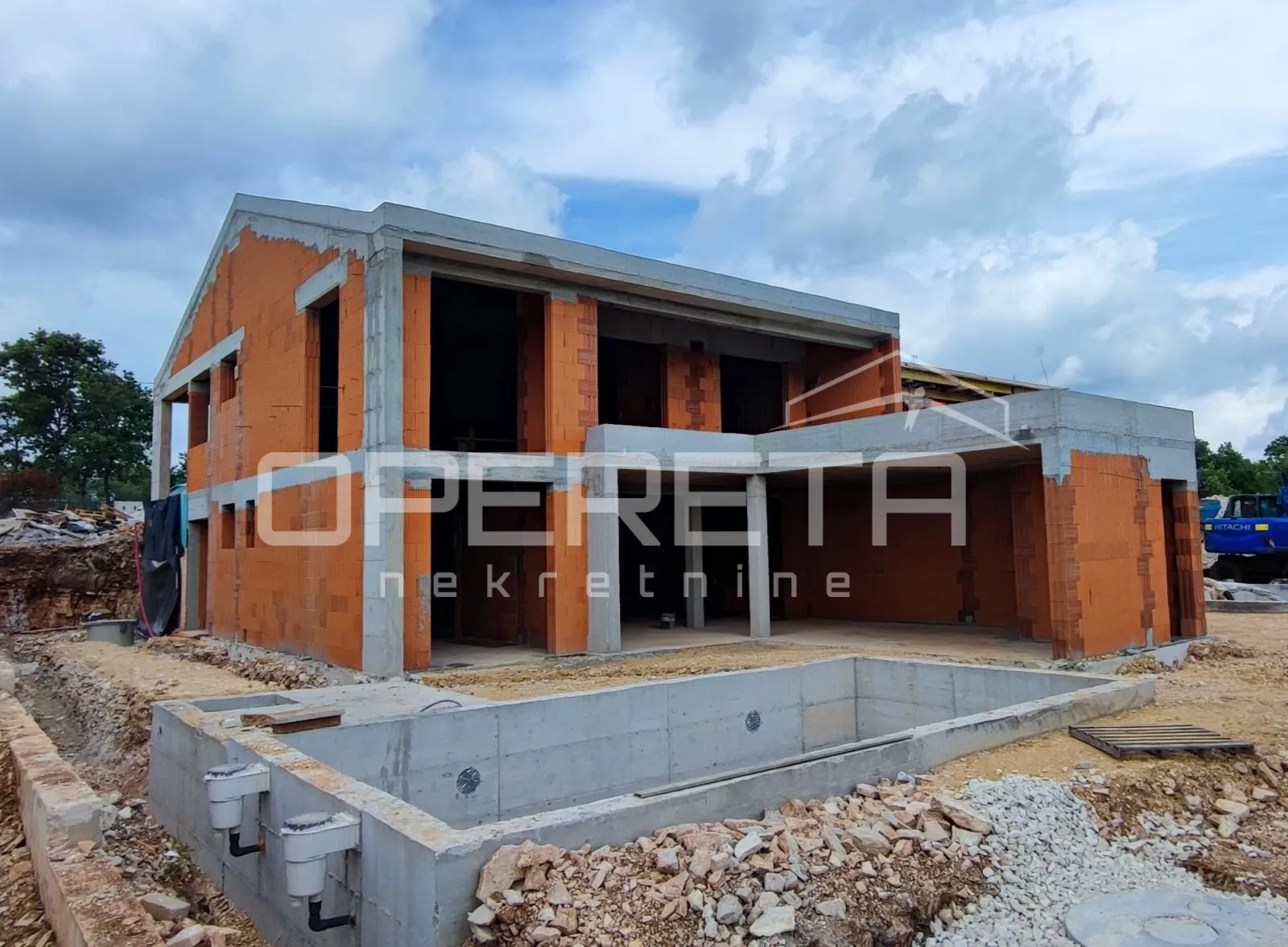 istra, vodnjan, završena duplex vila sa bazenom, novogradnja - slika 9
