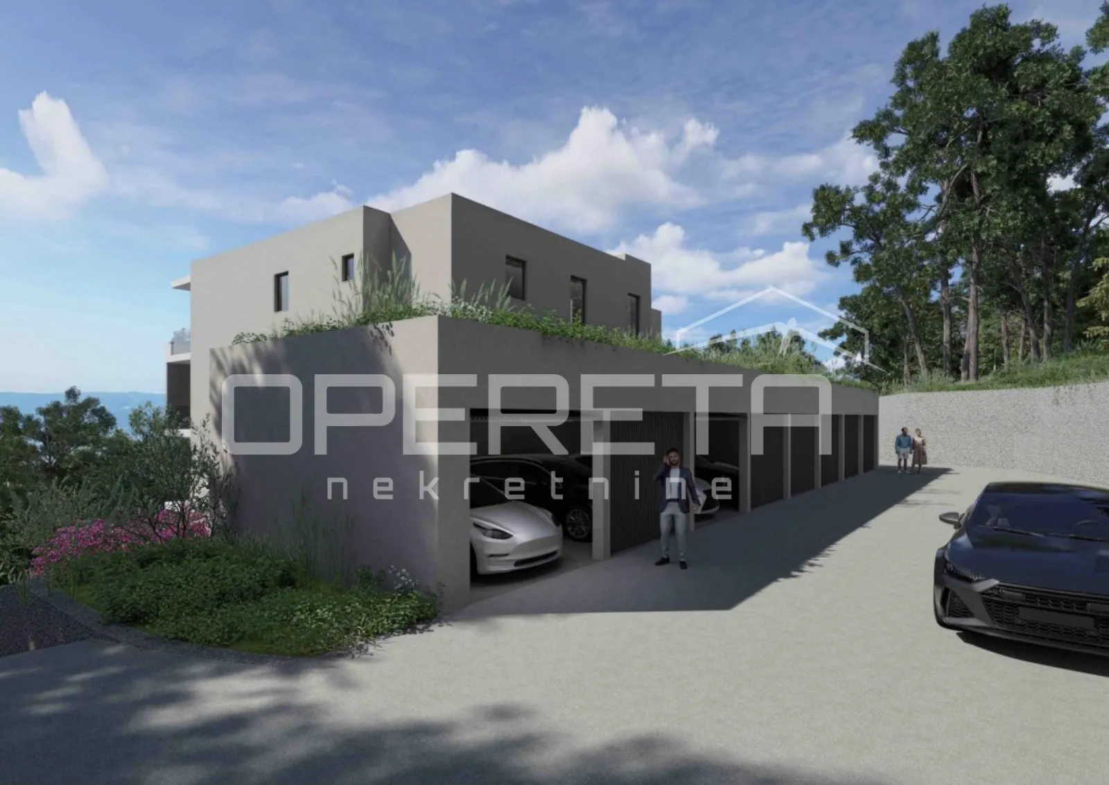 novogradnja s liftom, dvosoban stan i balkon, omiš - slika 6
