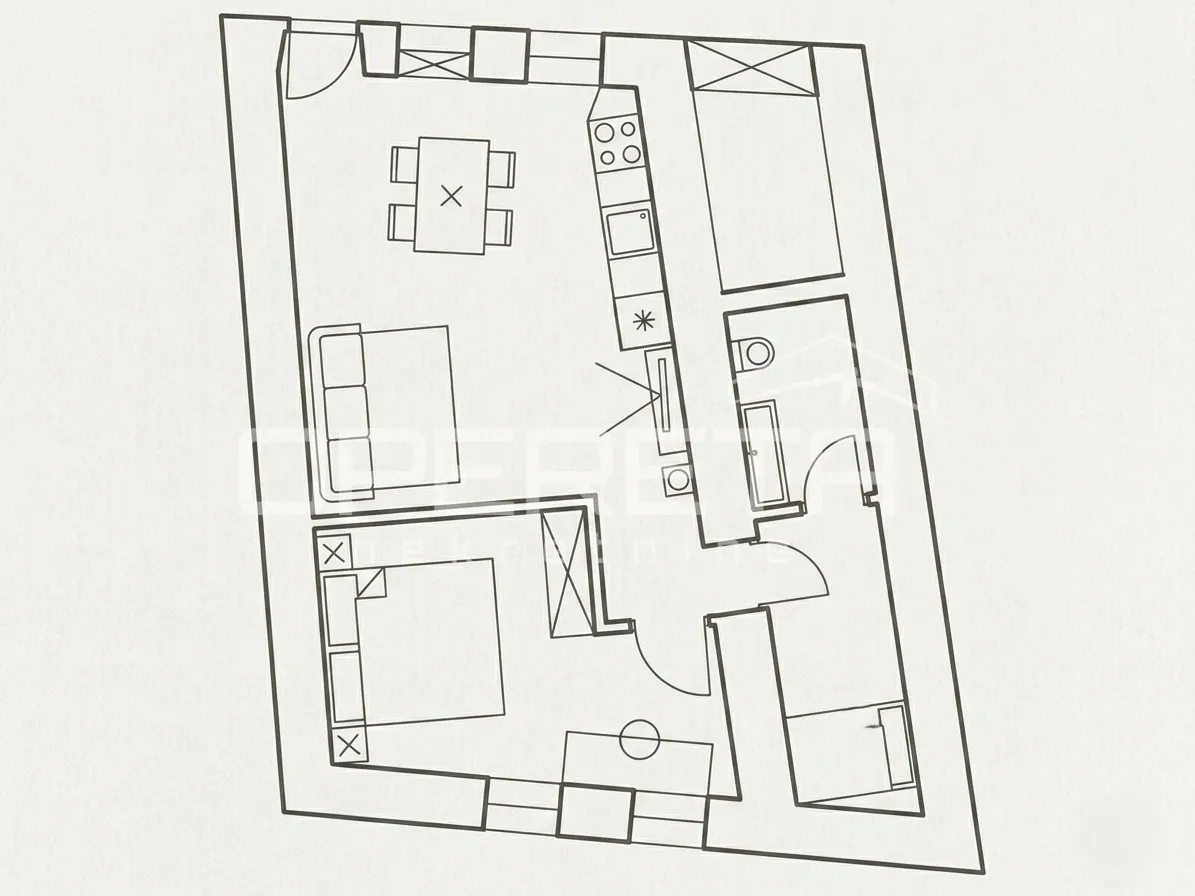 novouređena kuća s 3 apartmana, skradin - slika 19