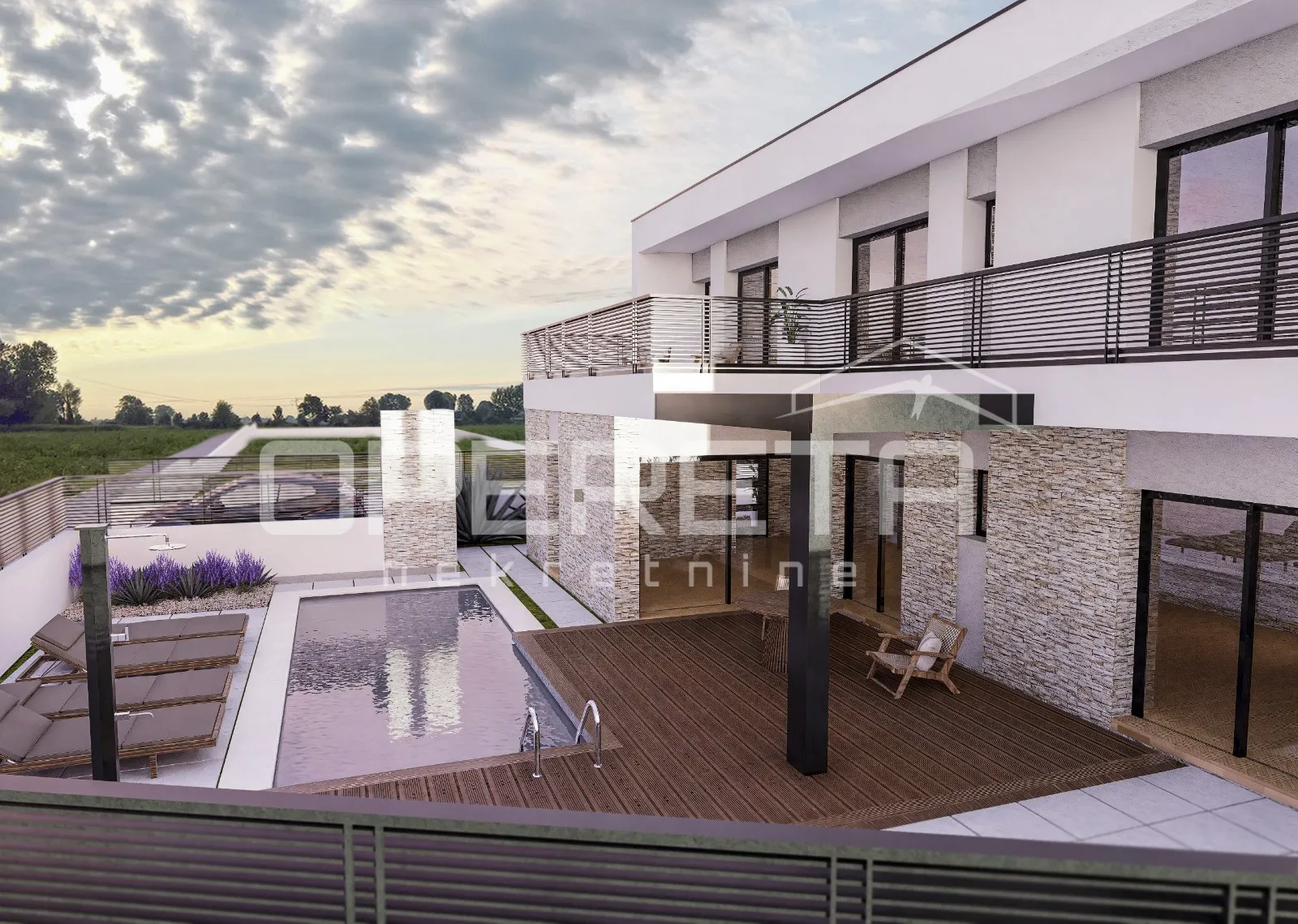 privlaka, moderna vila s bazenom - dovršetak radova početak 2026. - slika 7