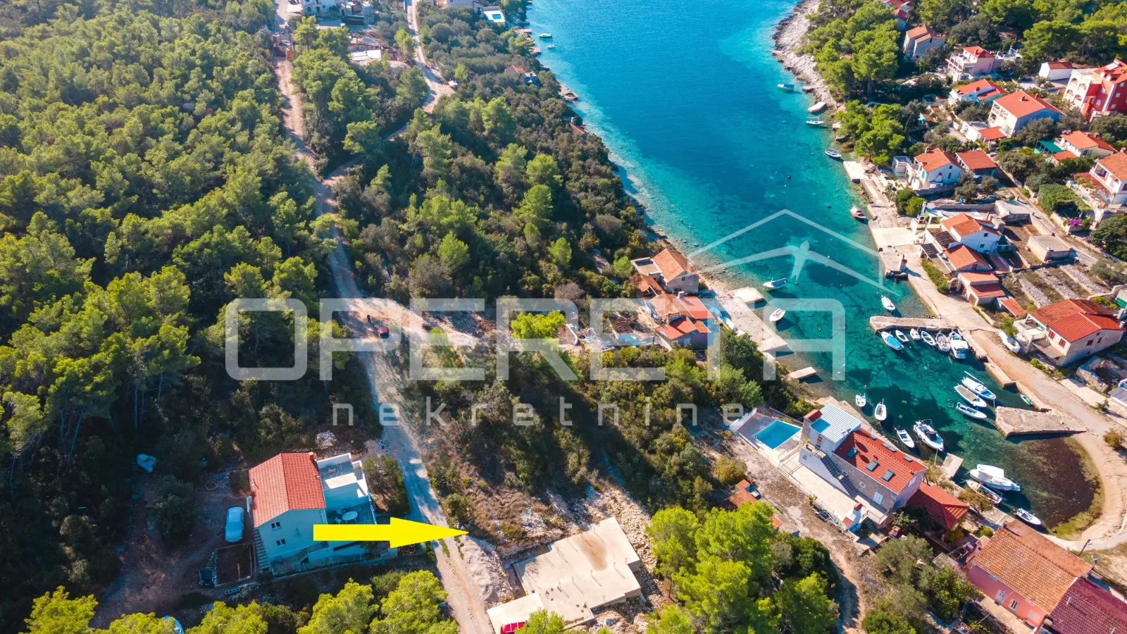 građevinsko zemljište 340 m2 sa pogledom na more, tri porte, korčula - slika 4
