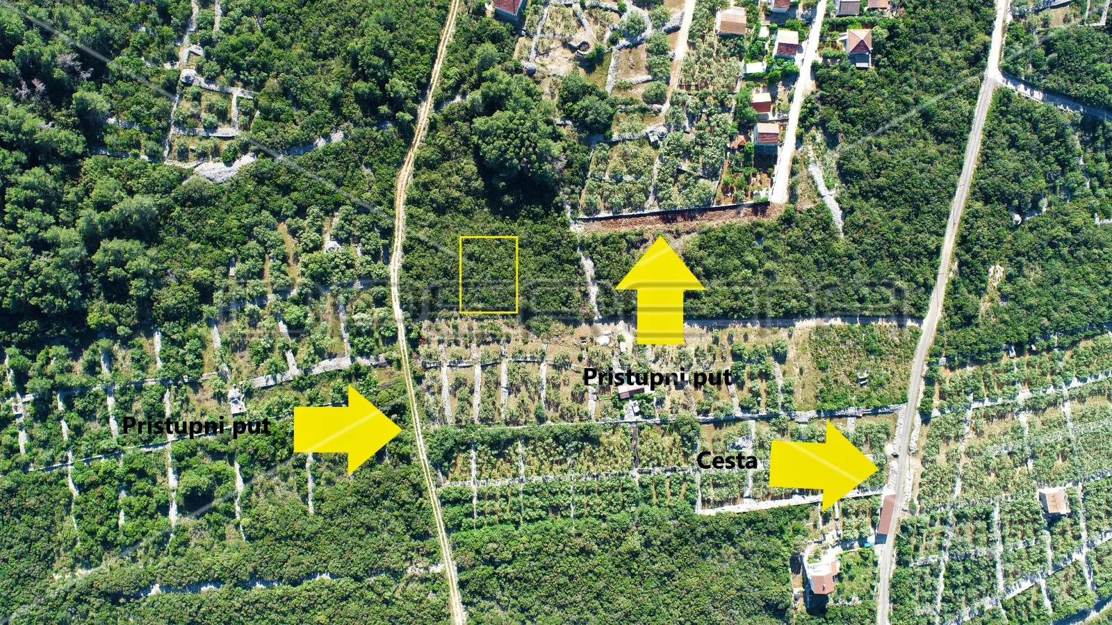 građevinsko zemljište 932 m2, m1 namjena, pogled na more, nečujam, otok šolta - slika 6