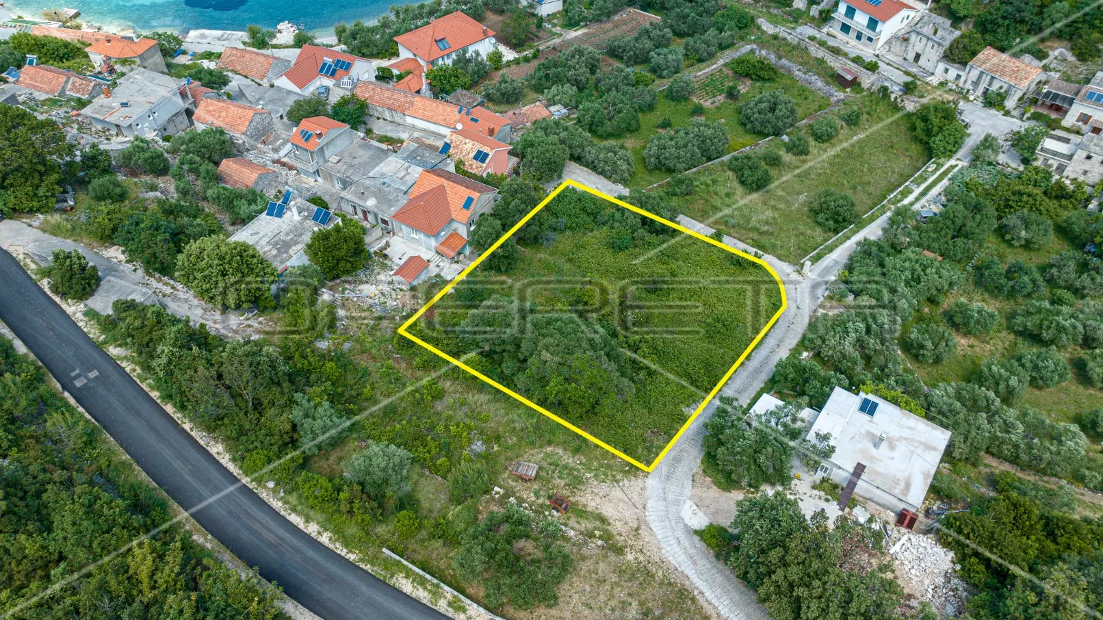 građevinsko zemljište sa pogledom na more, 1.431 m2, uvala babina - slika 4