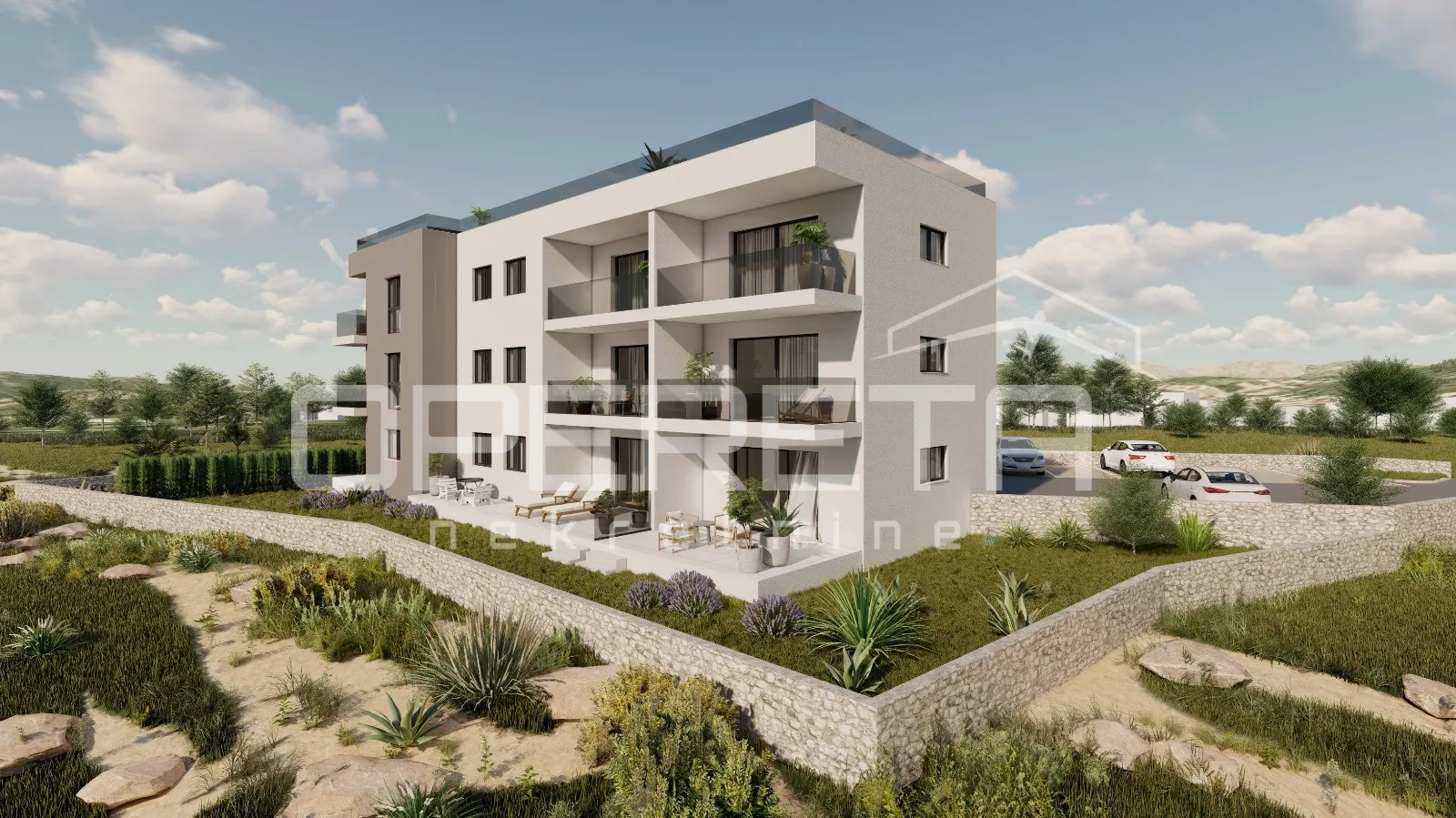 Novogradnja, 2S, 79 m2, Okrug Gornji