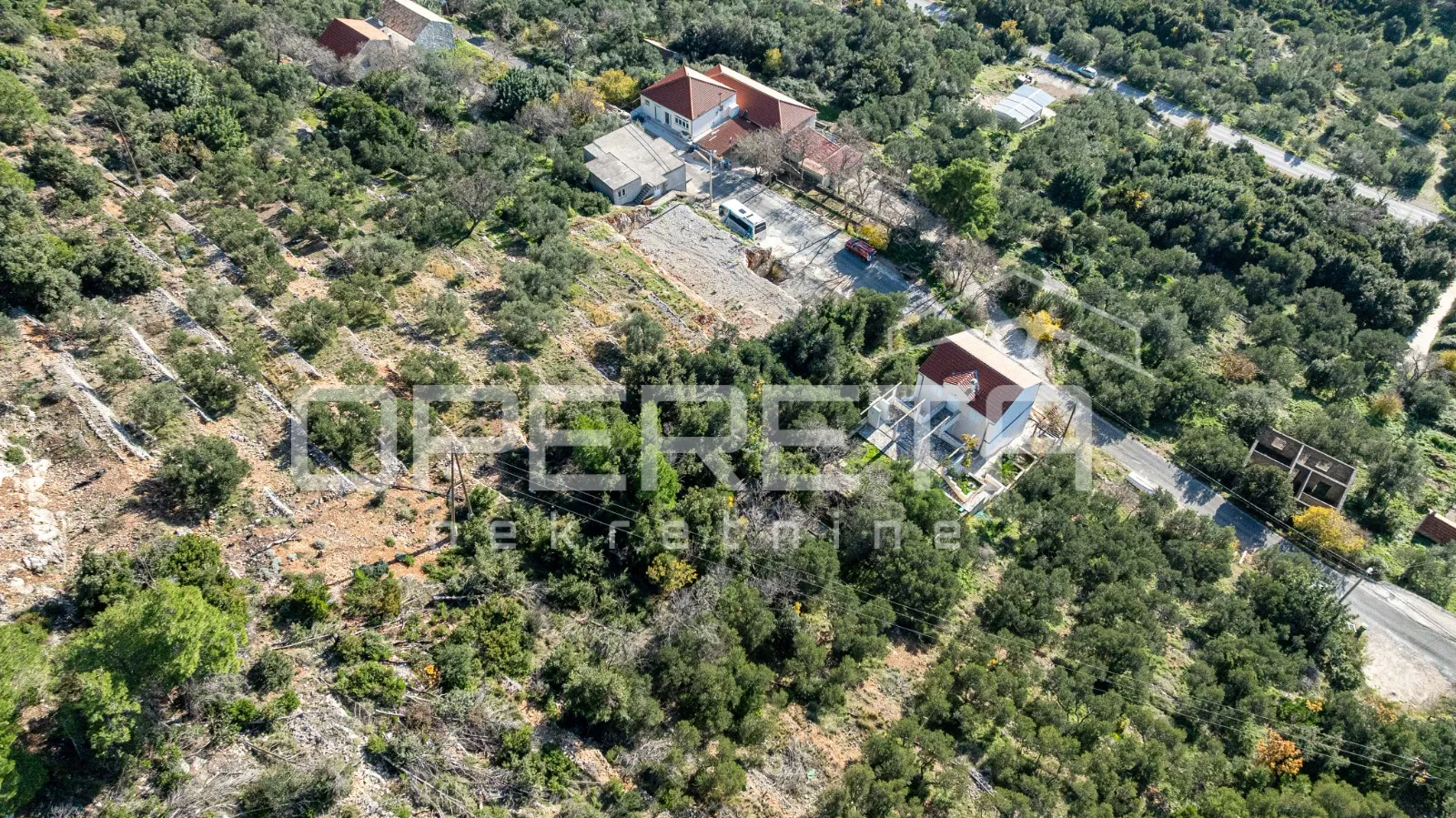zemljište od 1108m2 s pogledom na more, babino polje, mljet - slika 2