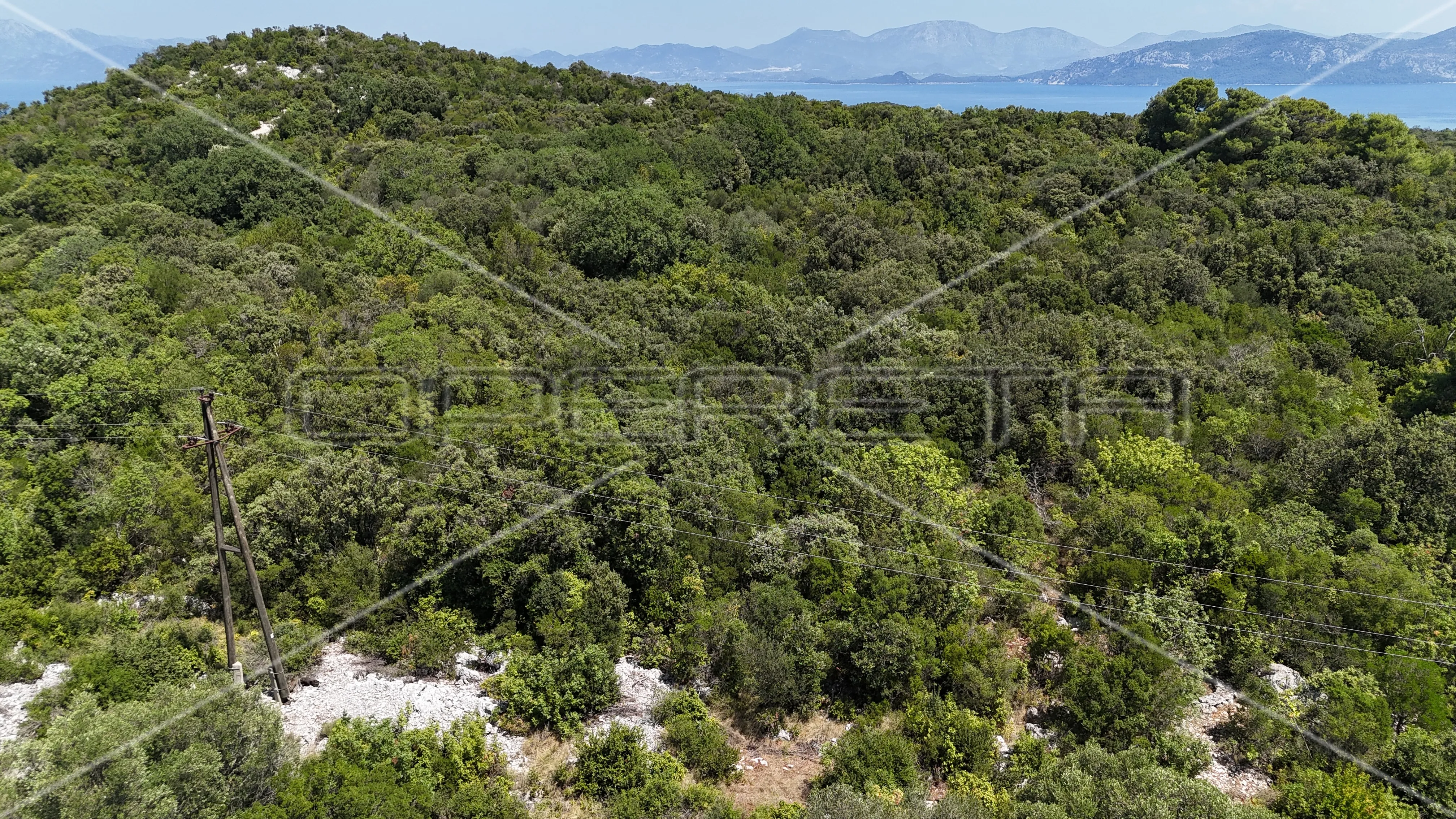 Impresivno zemljište, 46.244m2, pogledom na more,Sreser