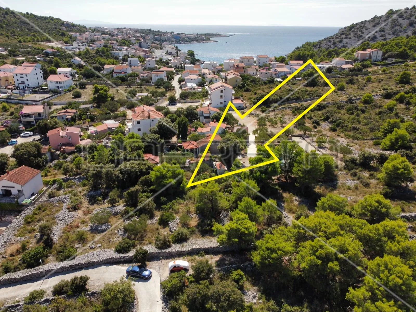građevinsko zemljište u ražnju, 130 m od mora - slika 2
