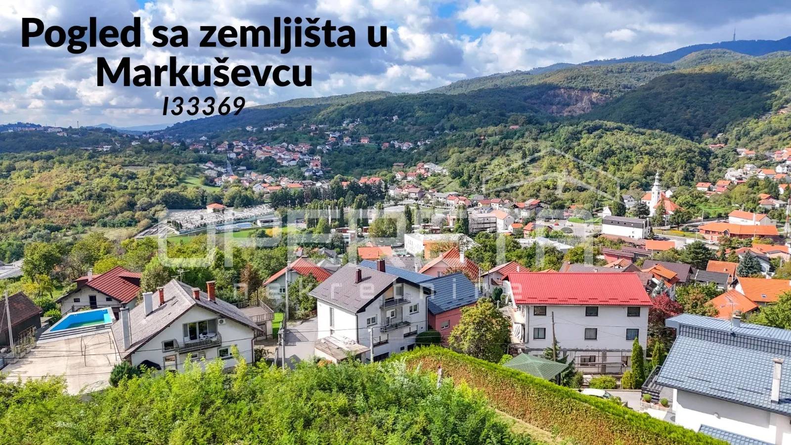 markuševec, zemljište s panoramskim pogledom i dozvolom, 2.222 m2 - slika 2