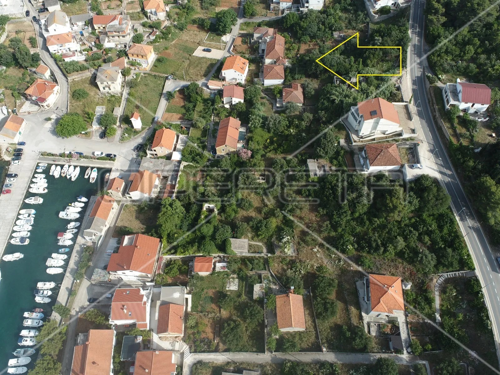 građevinsko zemljište, 130 m do mora, površina 426 m2, kali, ugljan - slika 2