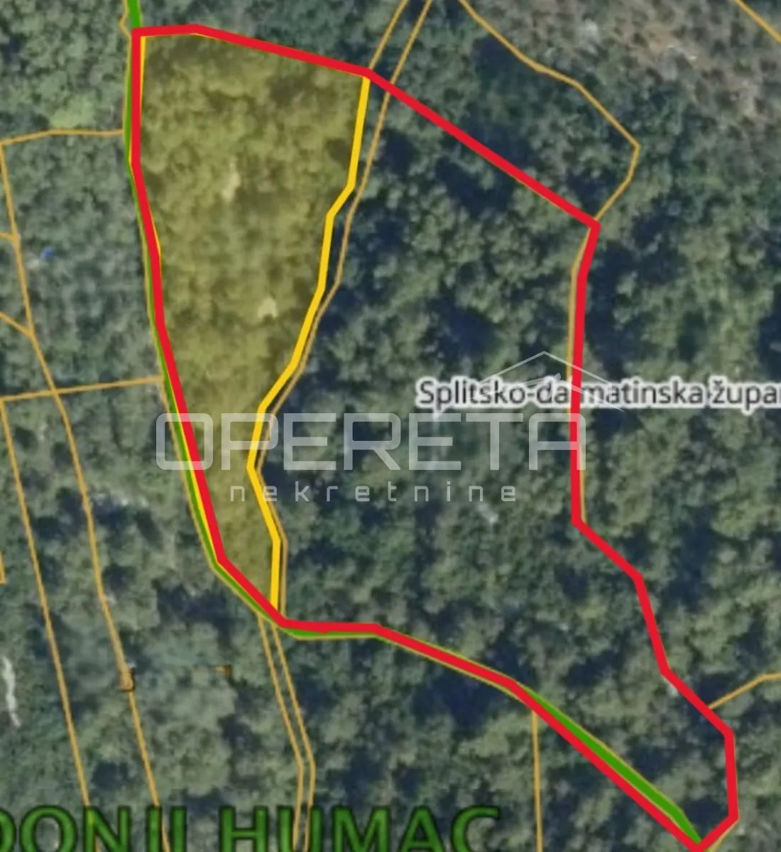 idealna prilika – poljoprivredno zemljište 13.984 m2 na braču - slika 3