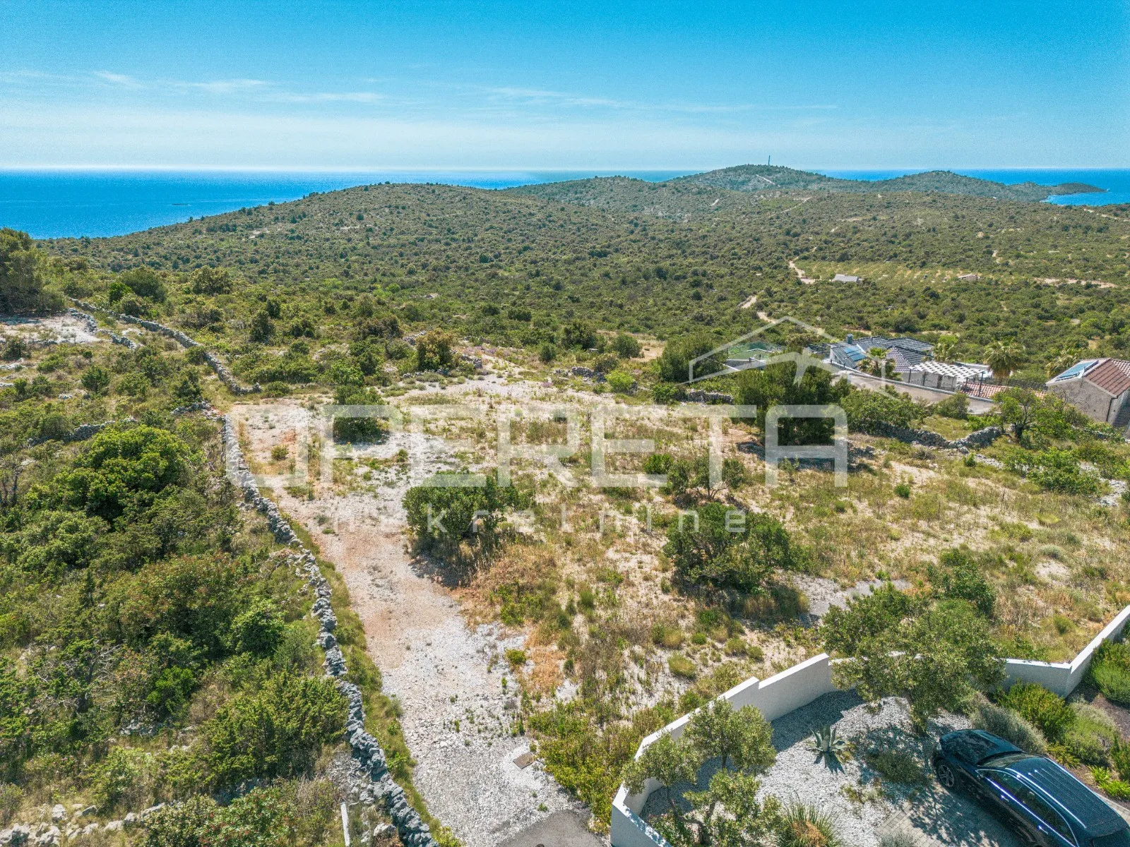 zemljište na mirnoj lokaciji s pogledom na more, 976 m², dvornica - slika 15