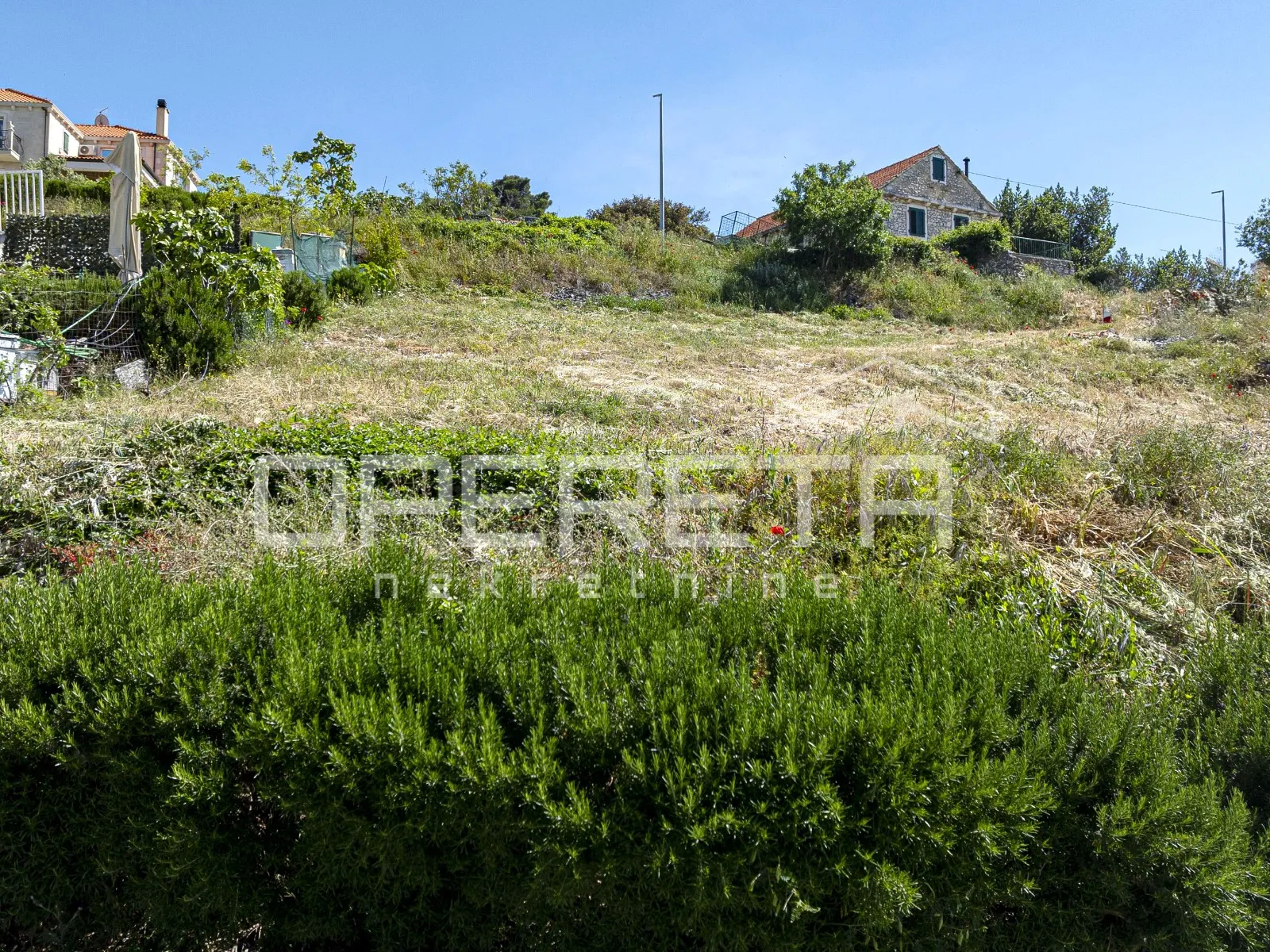 nerežišća, brač, građevinsko zemljište s pogledom, 450m2 - slika 16