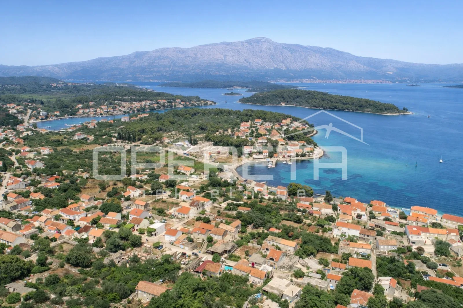 građevinsko zemljište s pogledom na more - lumbarda, 596 m2 - slika 4