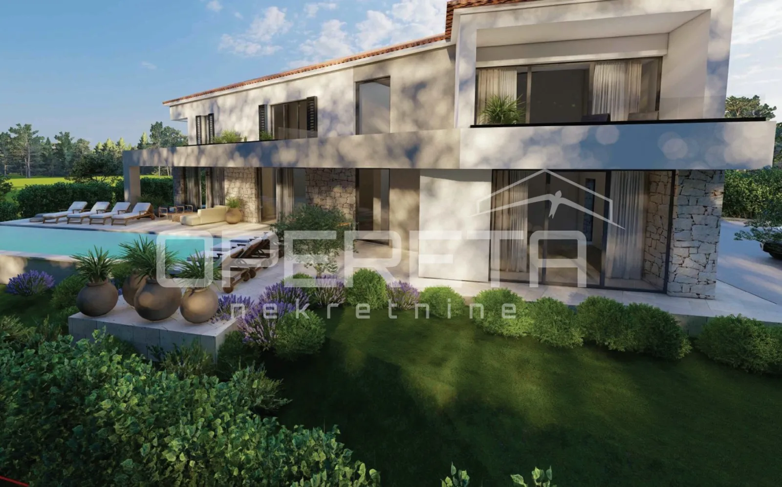 istra, kaštelir – moderna vila s pogledom na more - slika 5