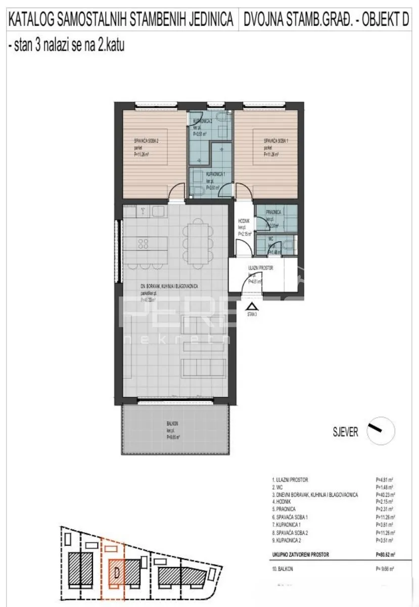 luksuzni penthouse na 70 m od mora – s3d – okrug donji, čiovo - slika 14