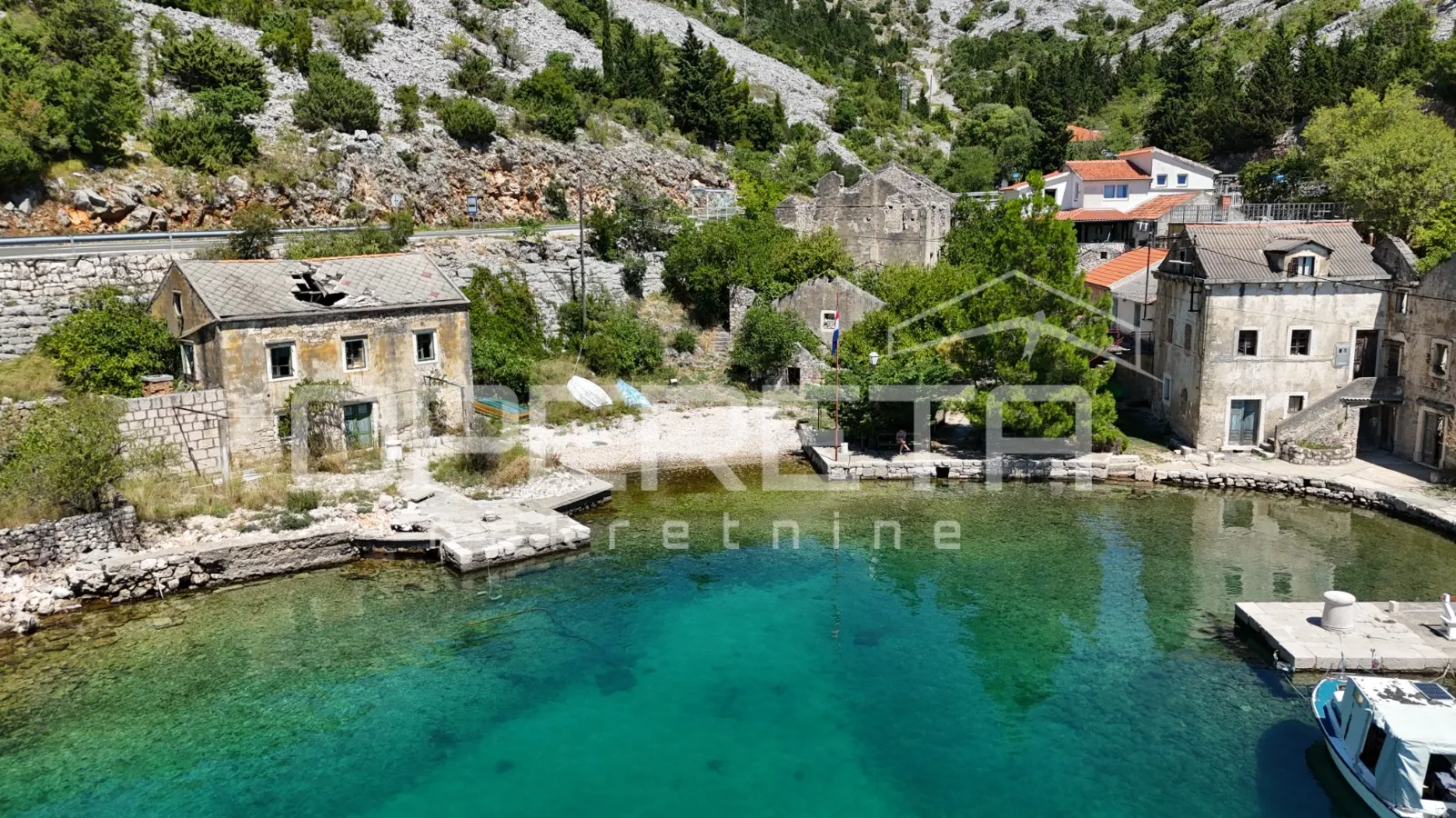 kamena starina za adaptaciju u prvom redu do mora, starigrad paklenica - slika 6
