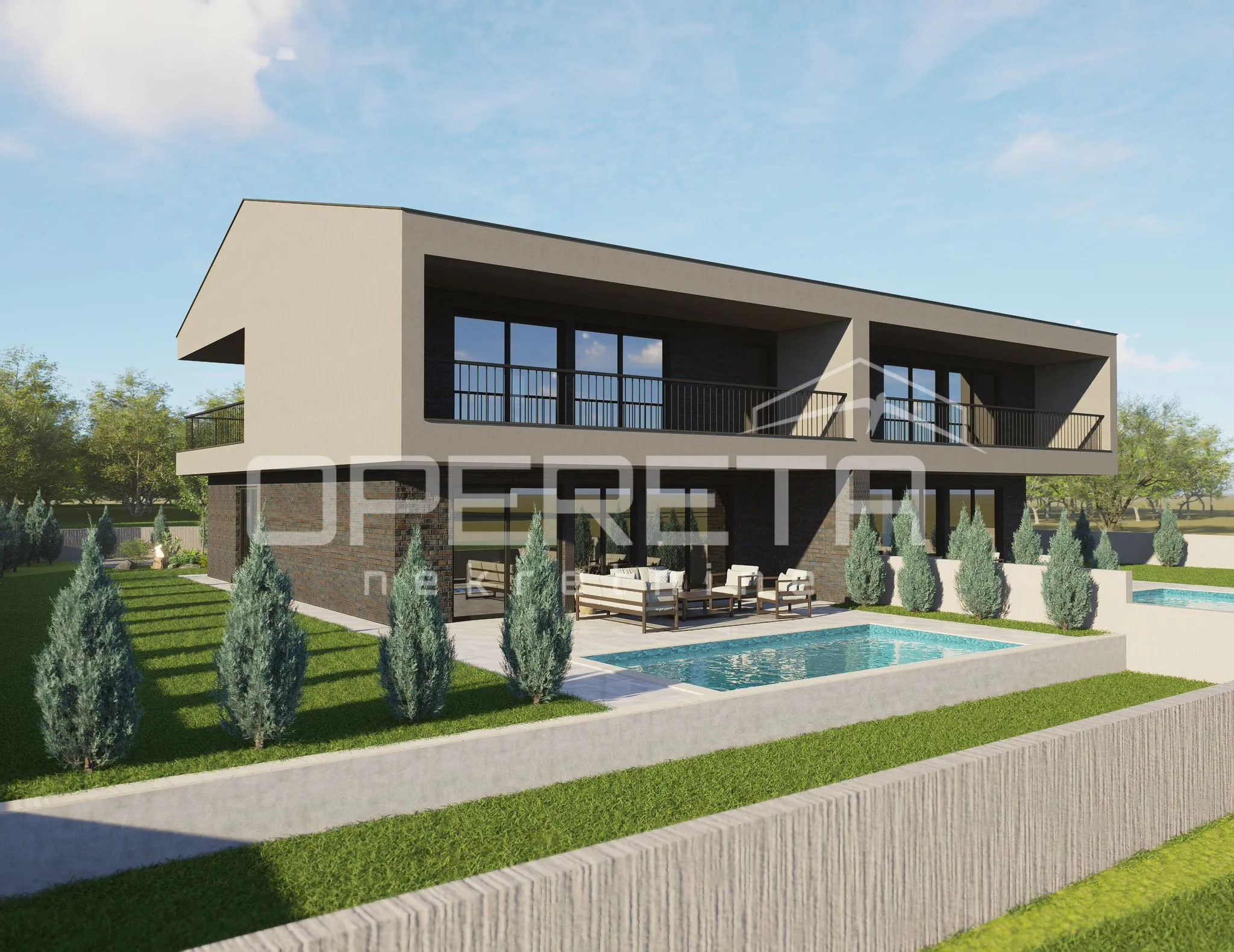 kuća s bazenom, novogradnja, istra, višnjan okolica nkp 219,85m2 - slika 6
