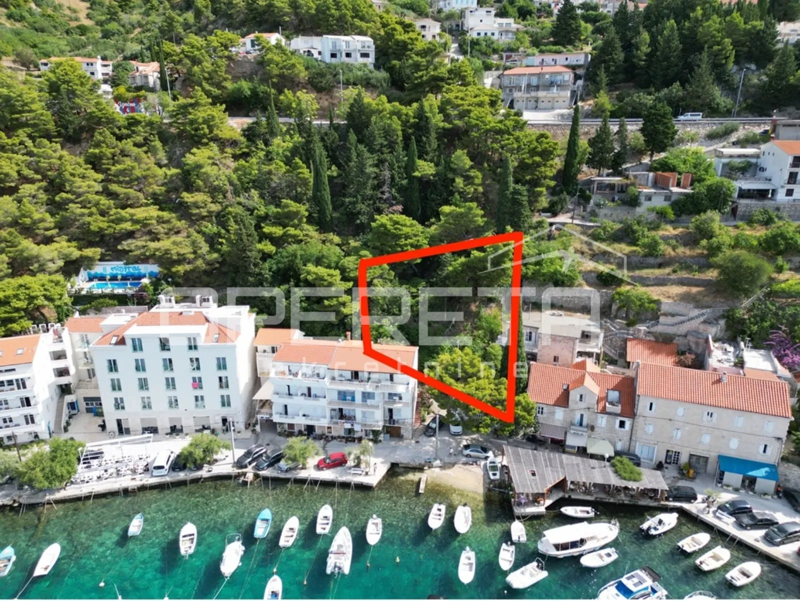 građevinsko zemljište 488 m2 drugi red do mora - slika 2