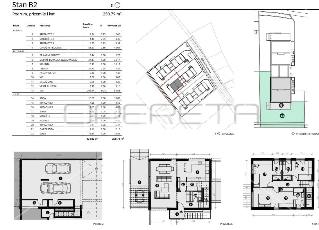 najam, kuća, bukovac, gornji bukovac, dvojni objekt, 251m2 - slika 3