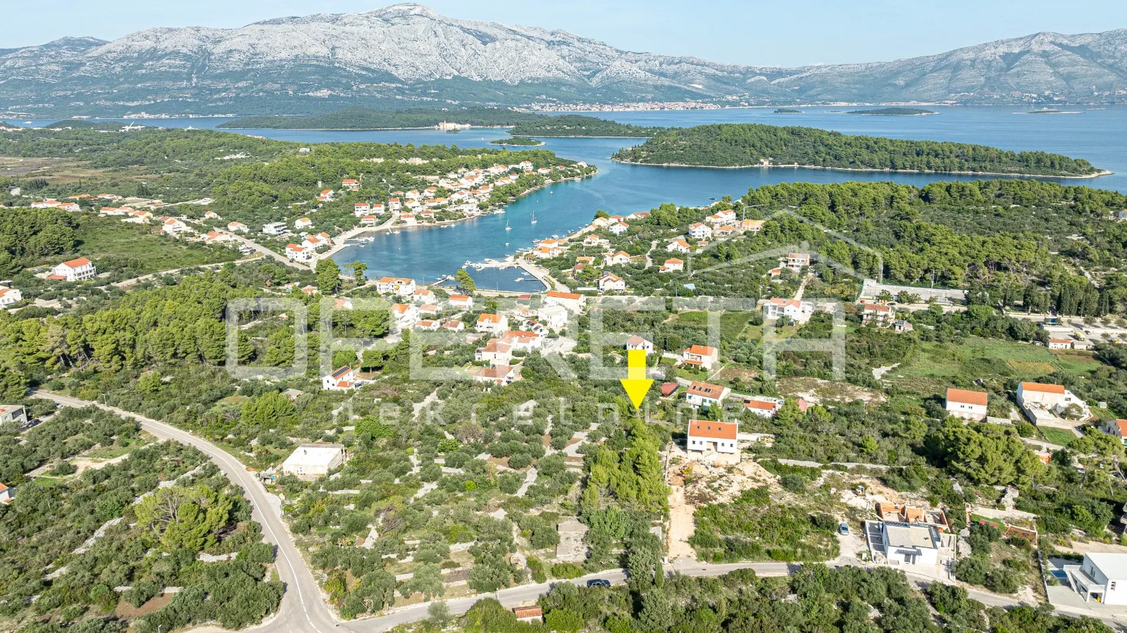 idealno zemljište za gradnju na korčuli – 1.446 m2 u lumbardi - slika 2