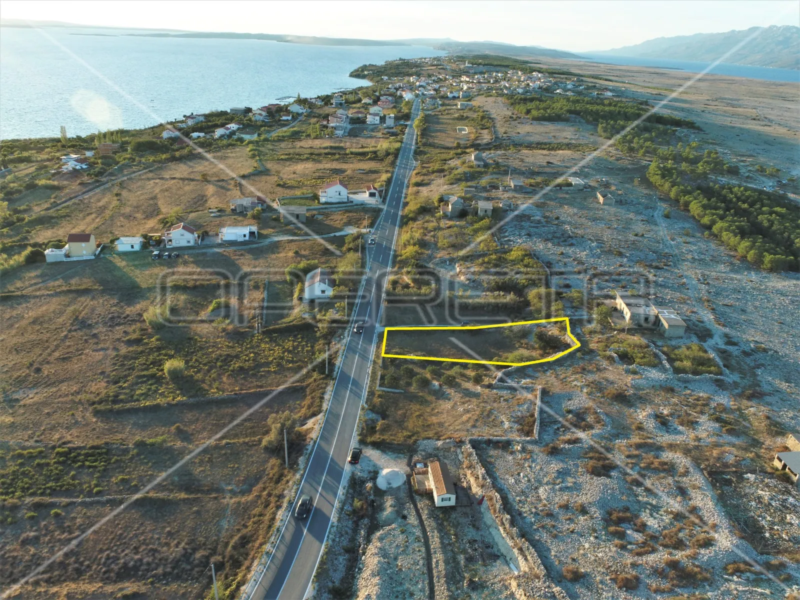 građevinsko zemljište, pogled na more, ograđeno, 821 m2, rtina,ražanac - slika 4