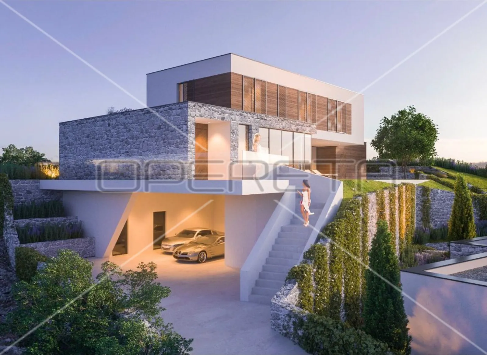 ekskluzivna luksuzna vila s pogledom na more - vodice - slika 2