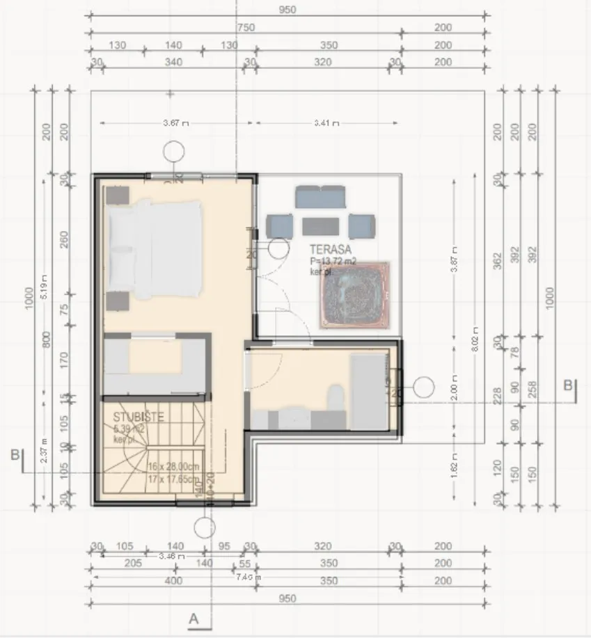 prodaja, kuća, remete, remetski kamenjak, roh-bau, 160m2 nkp. - slika 6