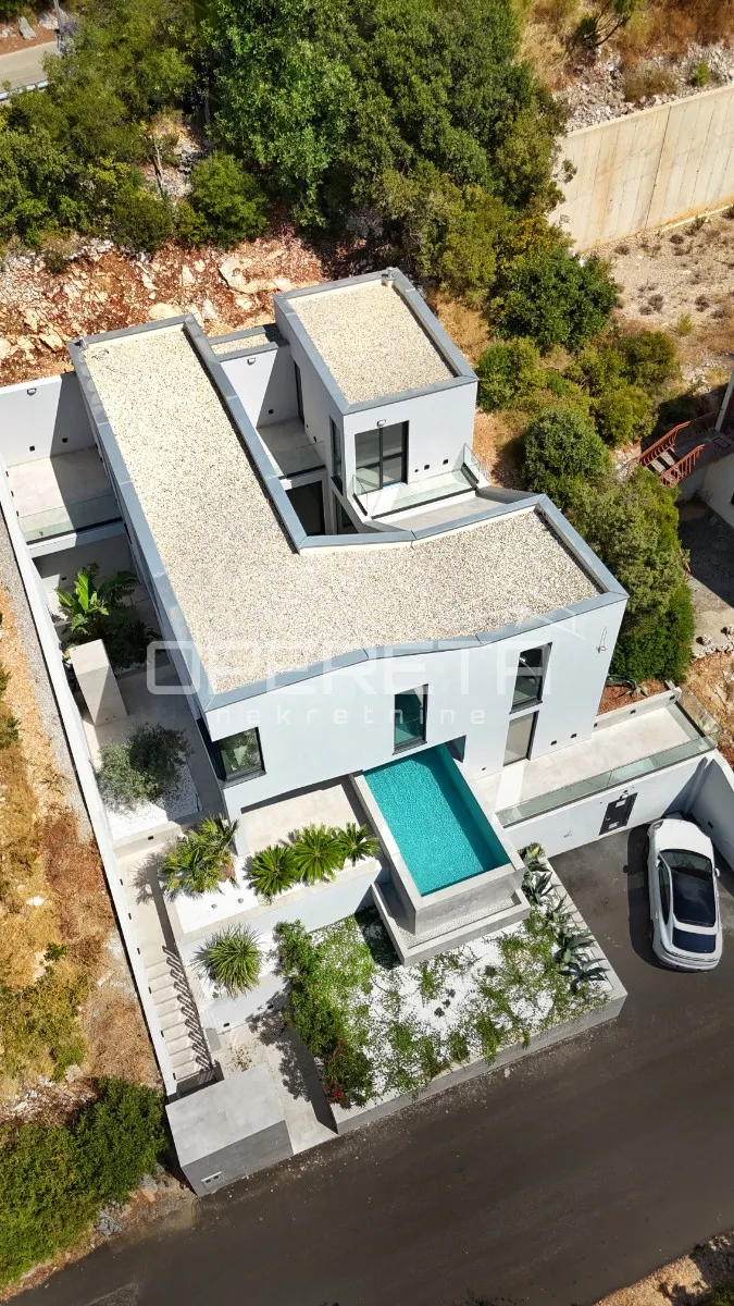 novoizgrađena dizajnerska vila s bazenom, brna, otok korčula - slika 25